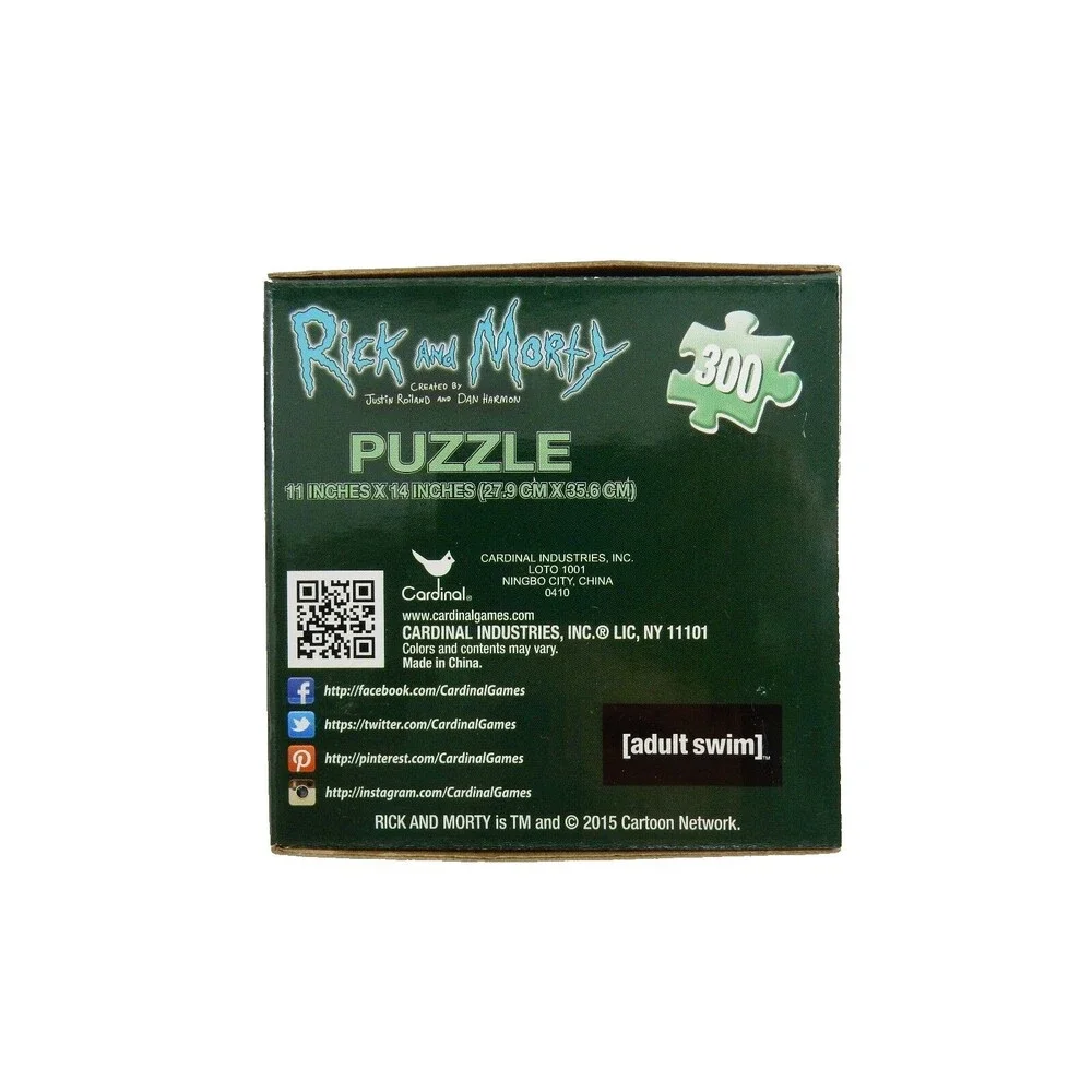 Loot Crate Exclusive/Adult Swim Rick and Morty 300 Piece Puzzle NEW